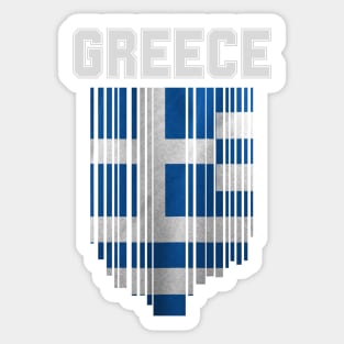 Greece flag, greek flag Sticker